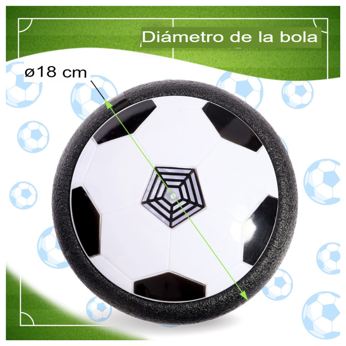 ⚽ Pelota Flotante LED Hover